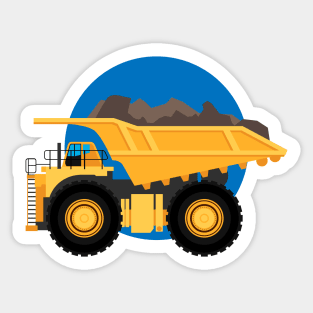 toy mining truck Sticker